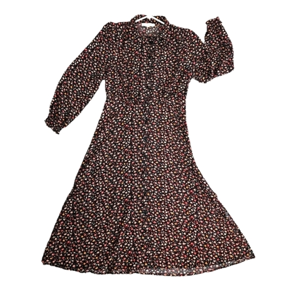 LOFT Dresses & Skirts - New Loft Floral Smocked Shirt Dress